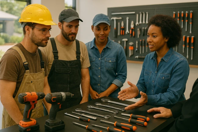 besprechung ueber die wahl des richtigen werkzeuges